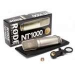 Rode NT1000 (NT-1000) Studio Condenser Microphone with cardioid polar response with pouch & M2 stand mount Rode NT1000 (NT-1000) Studio Condenser Microphone with cardioid polar response with pouch & M2 stand mount